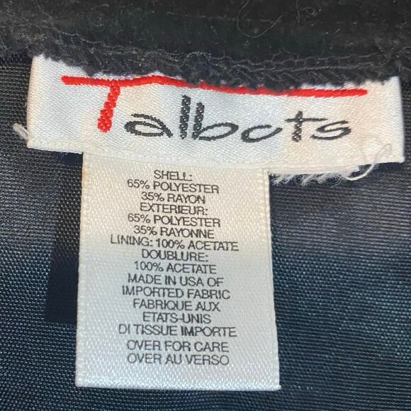 Vintage Talbots Tartan Plaid Button Vest Dark Academia Preppy Holiday Large - Picture 3 of 7